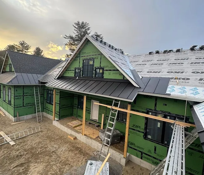roof repair work